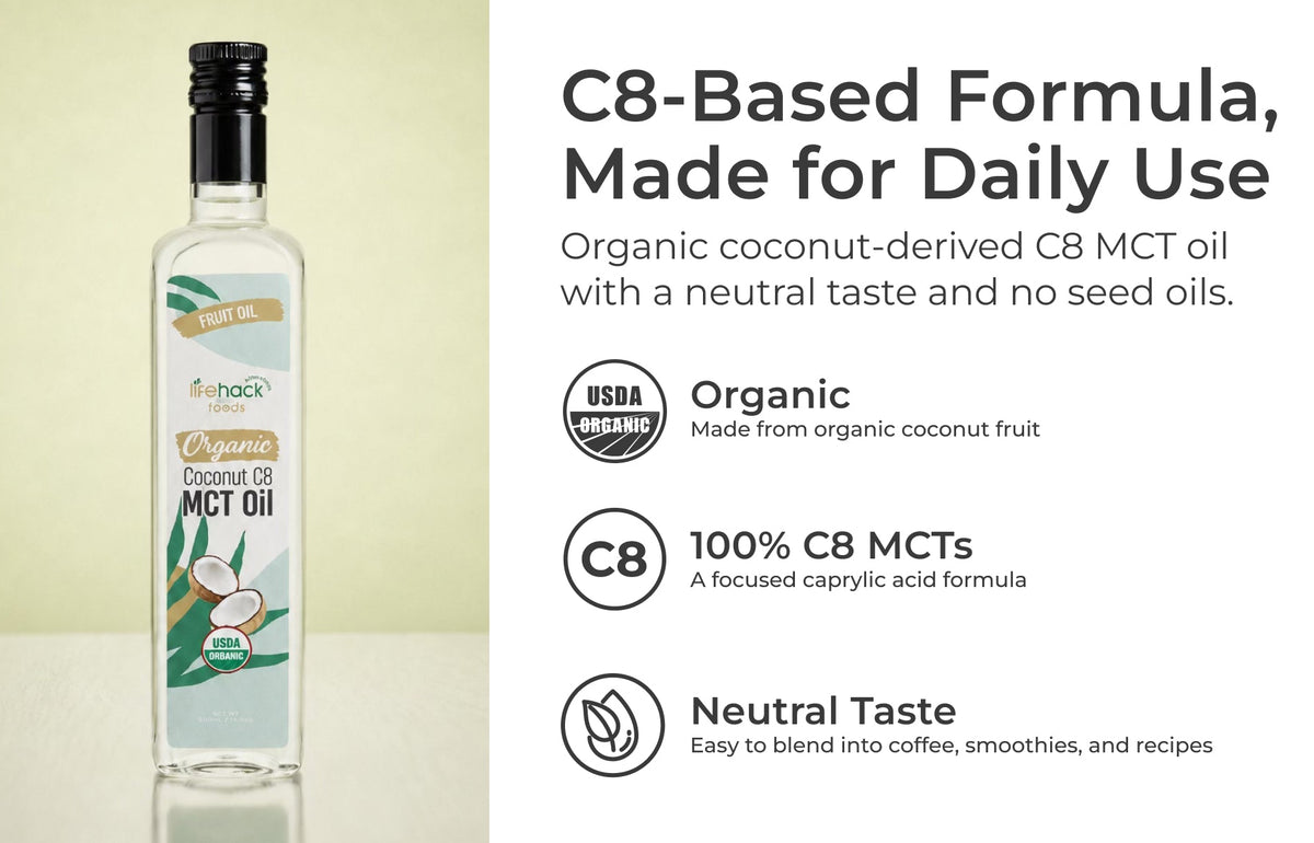 Organic Coconut C8 MCT Oil