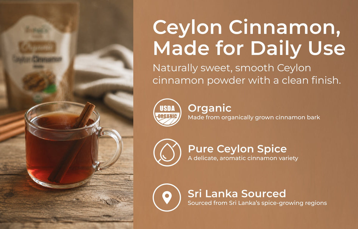 Organic Ceylon Cinnamon Sticks
