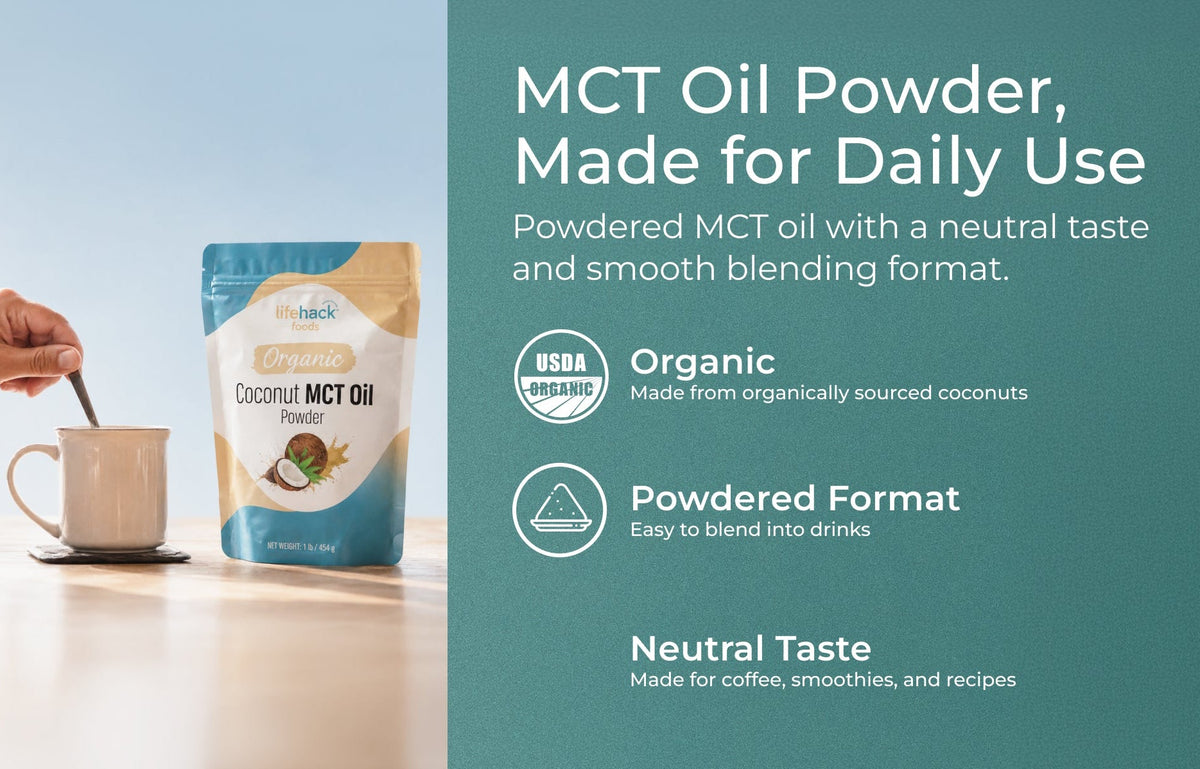 Organic Coconut MCT Oil Powder