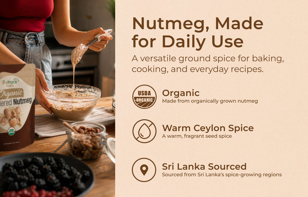 Organic Powdered Nutmeg