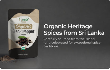 Organic Black Pepper Ground