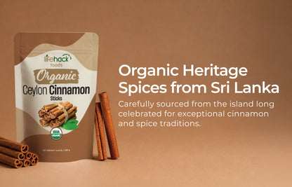 Organic Ceylon Cinnamon Sticks