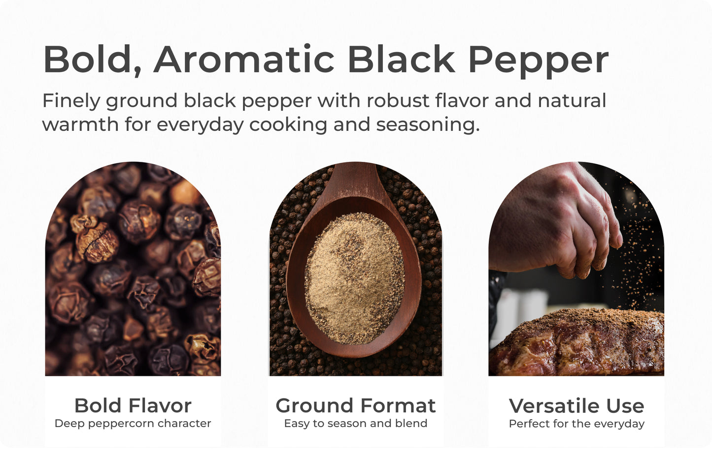 Organic Black Pepper Ground