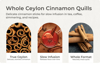 Organic Ceylon Cinnamon Sticks