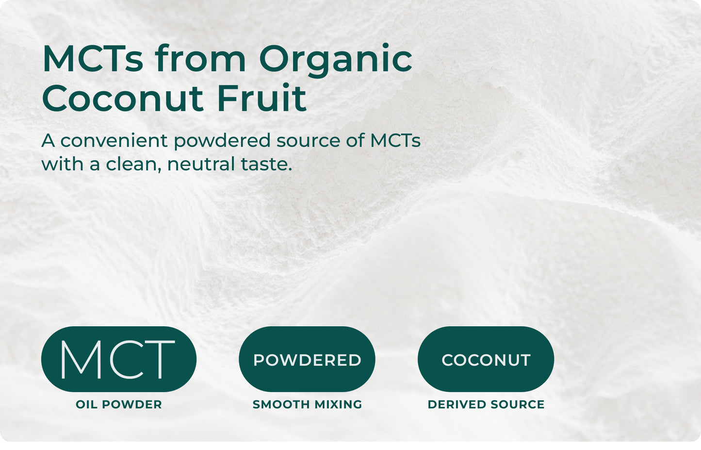 Organic Coconut MCT Oil Powder