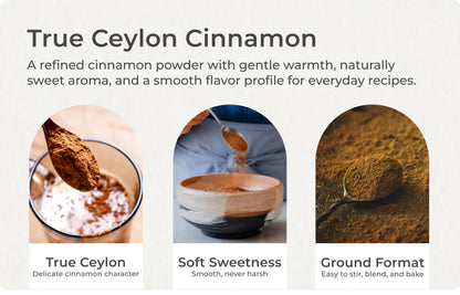 Organic Powdered Ceylon True Cinnamon