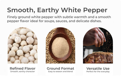 Organic White Pepper Ground