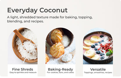 Organic Desiccated Coconut Fine Cut