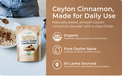 Organic Powdered Ceylon True Cinnamon