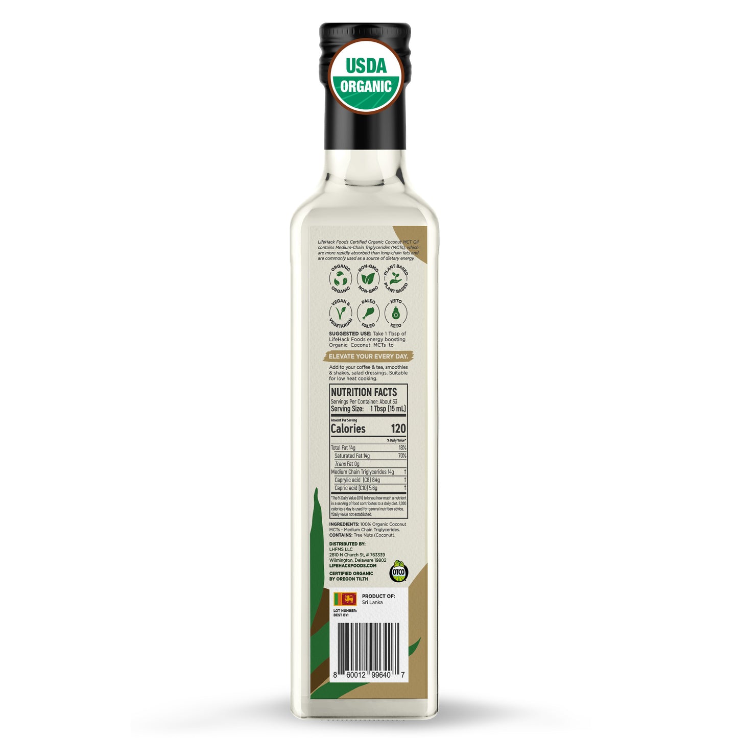 Organic Coconut MCT Oil