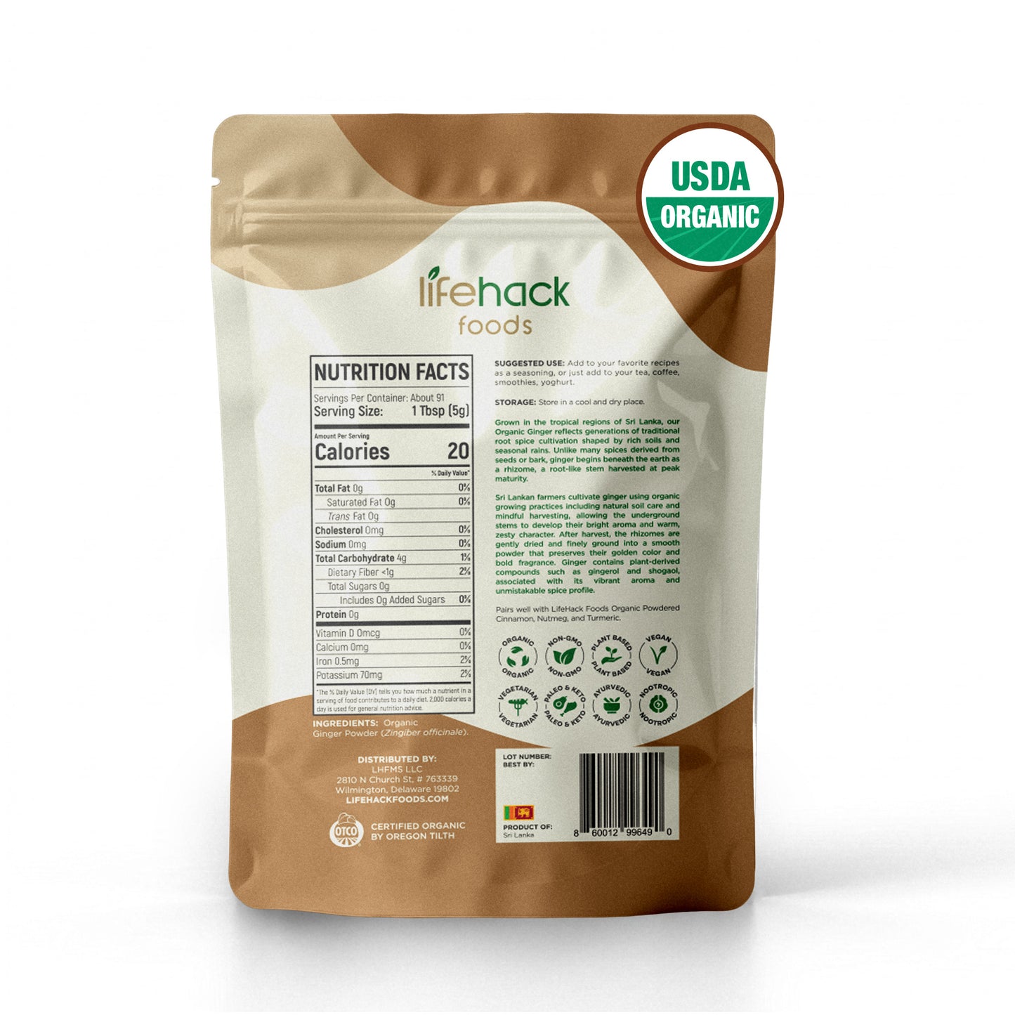 Organic Powdered Ginger