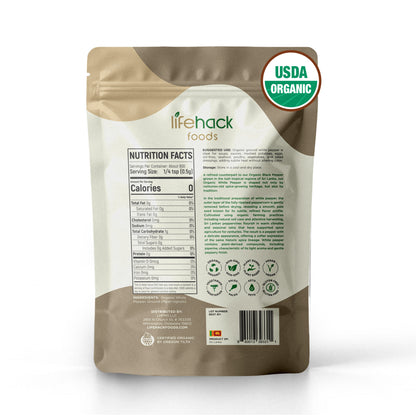 Organic White Pepper Ground