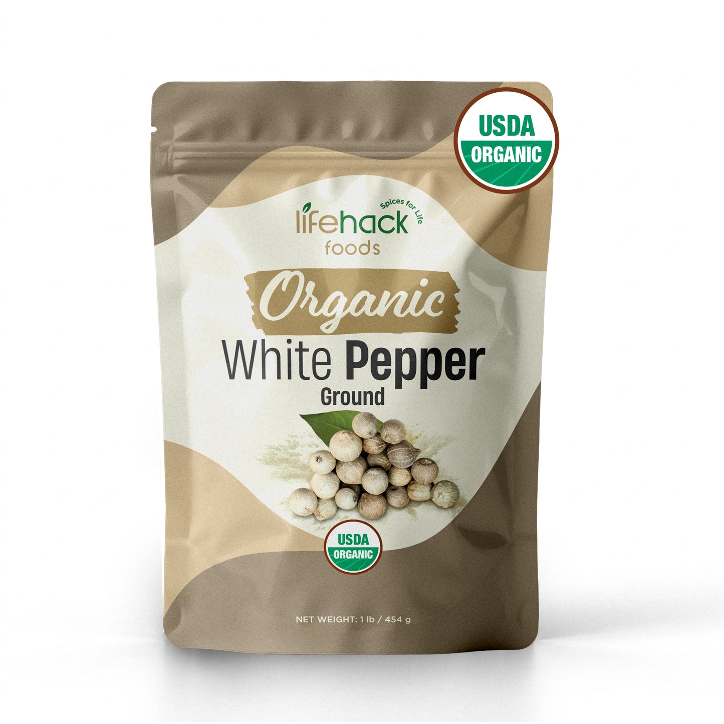 Organic White Pepper Ground