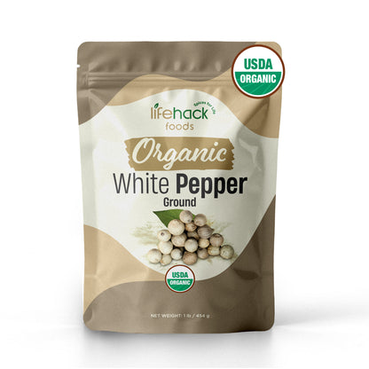Organic White Pepper Ground