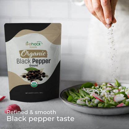 Organic Black Pepper Ground