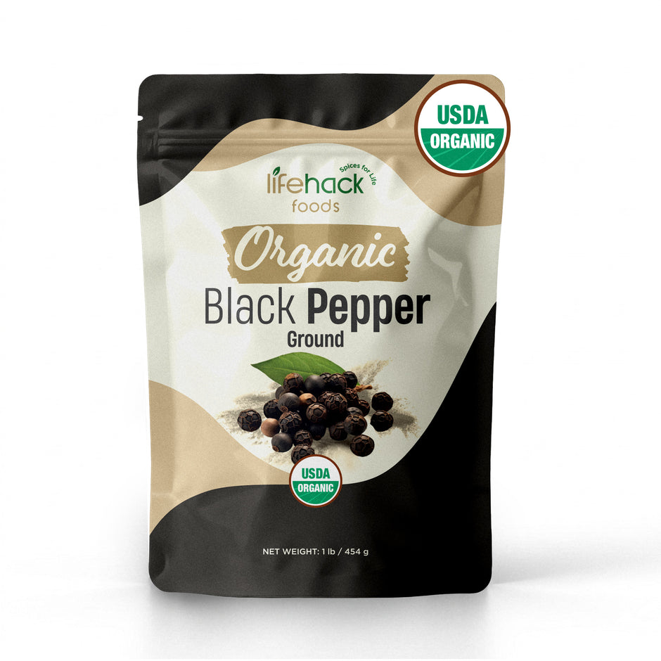 Organic Black Pepper Ground
