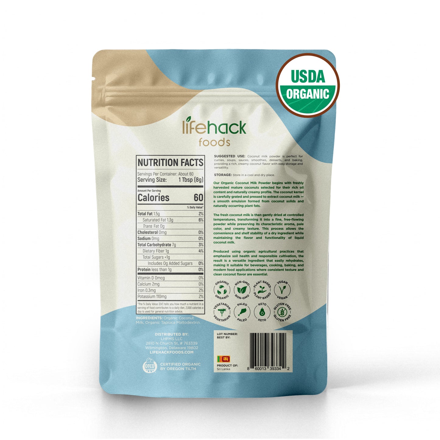 Organic Coconut Milk Powder