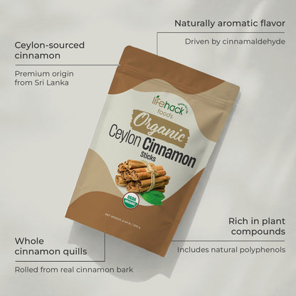 Organic Ceylon Cinnamon Sticks