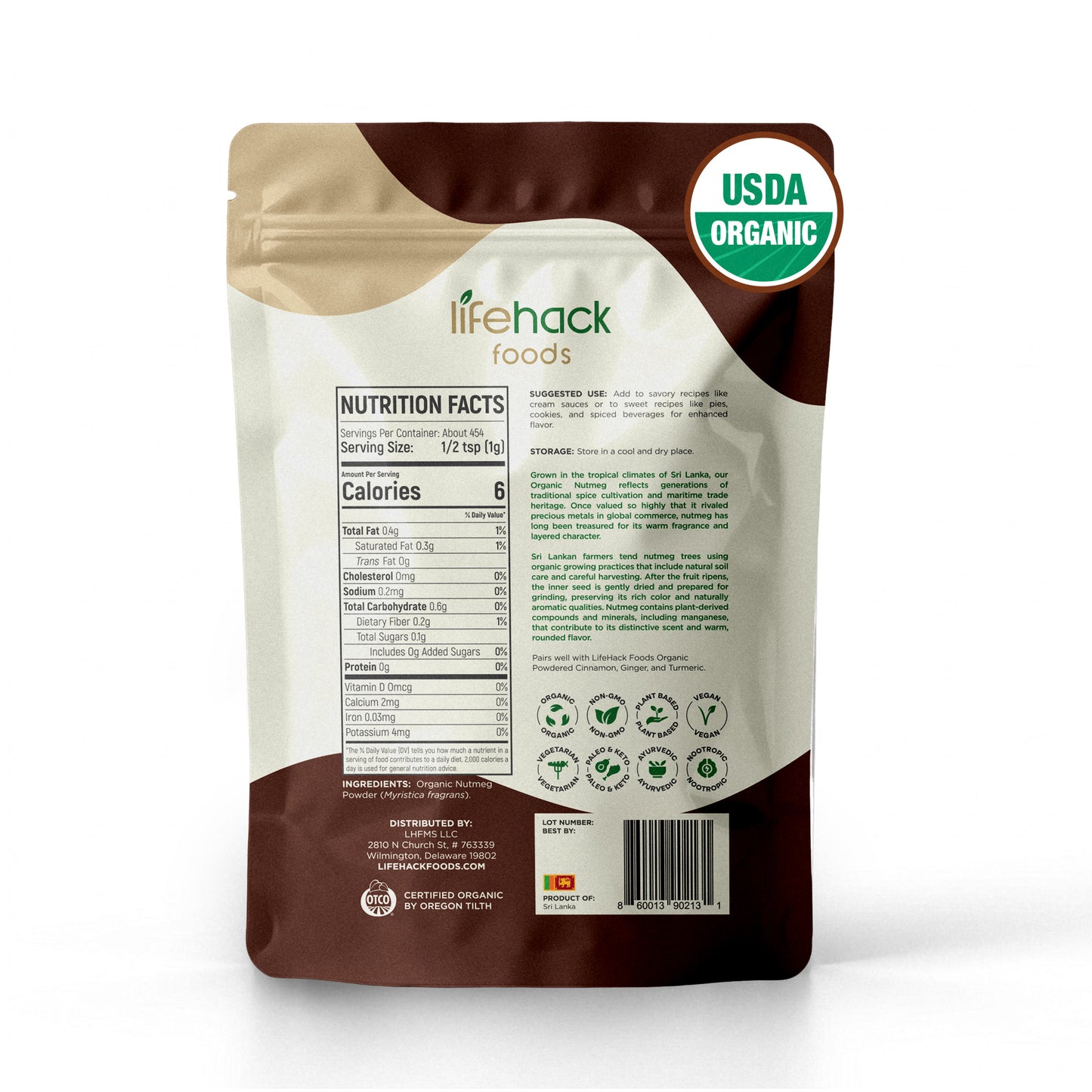 Organic Powdered Nutmeg