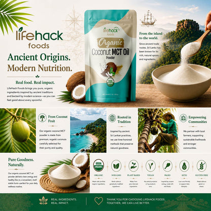 Organic Coconut MCT Oil Powder